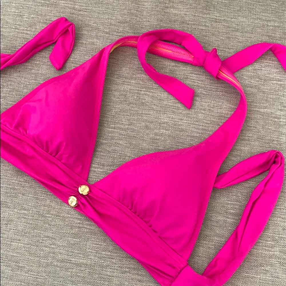 Juicy Couture Pink Swim Top Size S